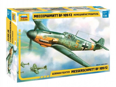 ZVEZDA 4802 1:48 German fighter Messerschmitt BF-109 F2