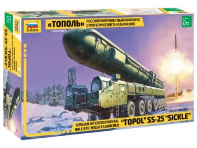 ZVEZDA 5003 1:72 RUSSIAN Ballistic Missile Launcher Topol SS-25 "Sickler"