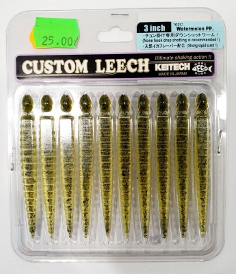 KEITECH CUSTOM LEECH 3" (ok. 7,5cm) #102C Watermelon PP - opak.10szt