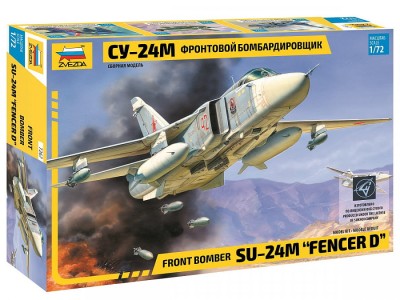 ZVEZDA 7267 1:72 Russian Front Bomber Suchoi Su-24M "Fencer D"