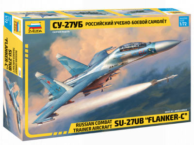 ZVEZDA 7294 1:72 Russian Su-27UB Flanker C