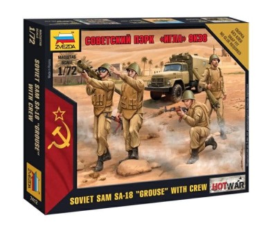 ZVEZDA 7412 1:72 Soviet SAM SA-18 "Grouse"