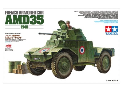 TAMIYA 32411 1:35 French Armored Car AMD35 (1940)