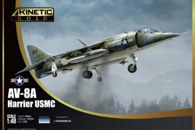 KINETIC 48072 1:48 AV-8A Harrier USMC