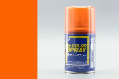 GUNZE S049 CLEAR ORANGE - (GLOSS) SPRAY 100ml