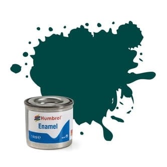 HUMBROL ENAMEL 239 BRITISH RACING GREEN [GLOSS] 14ml