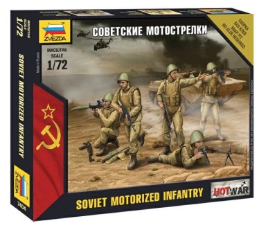ZVEZDA 7404 1:72 SOVIET MOTORIZED INFANTRY