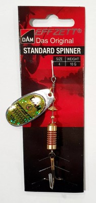 BŁYSTKA OBROTOWA DAM STANDARD SPINNER 5124204 #4 10g - REFLEX GOLD 