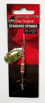 BŁYSTKA OBROTOWA DAM STANDARD SPINNER 5124203 #3 6g - REFLEX GOLD 