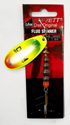 BŁYSTKA OBROTOWA DAM FLUO SPINNER 60701 #6 waga: 20g - TRIO 