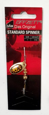 BŁYSTKA OBROTOWA DAM STANDARD SPINNER 5121201 #1 3g - BLACKY 