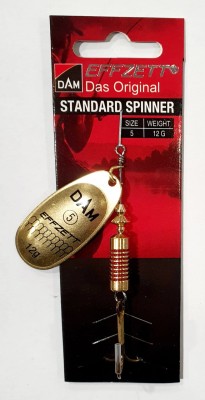 BŁYSTKA OBROTOWA DAM STANDARD SPINNER 5120205 #5 12g - GOLD 