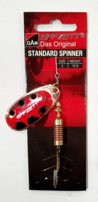 BŁYSTKA OBROTOWA DAM STANDARD SPINNER 5131505 #5 12g - COPPER BLACK DOT 