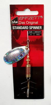 BŁYSTKA OBROTOWA DAM STANDARD SPINNER 5124104 #4 10g - REFLEX SILVER 