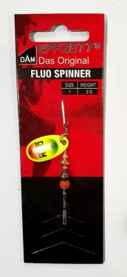 BŁYSTKA OBROTOWA DAM FLUO SPINNER 60661 #1 waga: 3g - TRIO 