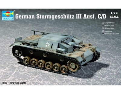 TRUMPETER 07257 1:72 German Sturmgeschutz III Ausf.C/D