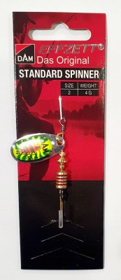 BŁYSTKA OBROTOWA DAM STANDARD SPINNER 60526 #2 4g - FIRESHARK 