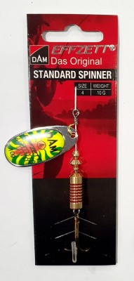 BŁYSTKA OBROTOWA DAM STANDARD SPINNER 60528 #4 10g - FIRESHARK 