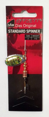 BŁYSTKA OBROTOWA DAM STANDARD SPINNER 5124202 #2 4g - REFLEX GOLD 