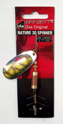 BŁYSTKA OBROTOWA DAM NATURE 3D SPINNER 5130512 #5 12g - PERCH 