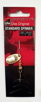 BŁYSTKA OBROTOWA DAM STANDARD SPINNER 5120201 #1 3g - GOLD 