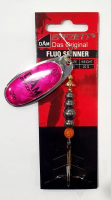 BŁYSTKA OBROTOWA DAM FLUO SPINNER 60703 #6 waga: 20g - MAGENTA PRISMA