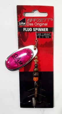 BŁYSTKA OBROTOWA DAM FLUO SPINNER 60695 #5 waga: 12g - MAGENTA PRISMA