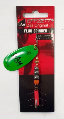 BŁYSTKA OBROTOWA DAM FLUO SPINNER 60691 #5 waga: 12g - GREEN 