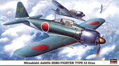 HASEGAWA 09384 1:48 Mitsubishi A6M5b Zero Fighter type 52 Otsu