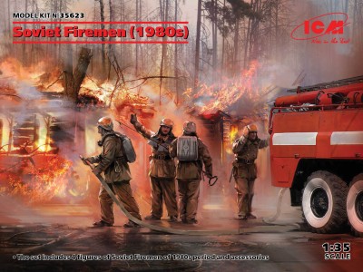 ICM 35623 1:35 Soviet Firemen (1980s)