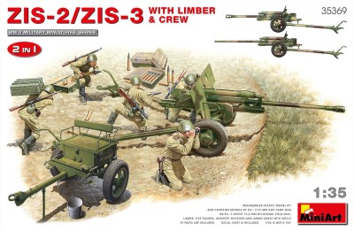 MINIART 35369 1:35 ZIS-2/ZIS-3 with Limber & Crew (2in1)