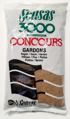 ZANĘTA SENSAS 3000 CONCOURS GARDONS 1kg (duże płocie) [10911]