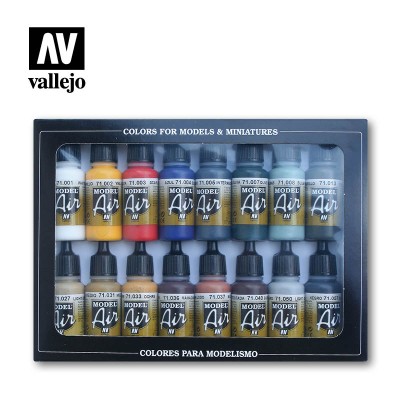 VALLEJO 71178 Model Air - Basic Colors [PAINT SET]