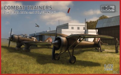 IBG 72529 1:72 Combat Trainers 2 in 1: PZL P.11a and PZL.23A Karaś