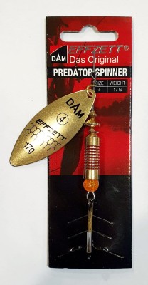 BŁYSTKA DAM PREDATOR 60589 #4 17g - GOLD 