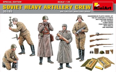 MINIART 35185 1:35 SOVIET HEAVY ARTILLERY CREW  