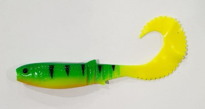 SAVAGE GEAR TWISTER CANNIBAL 12,5cm - FIRE TIGER CURLTAIL (op. 1szt) [61873] 
