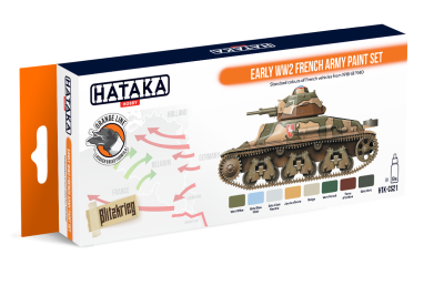 HATAKA CS21 EARLY WW2 FRENCH ARMY [PAINT SET]