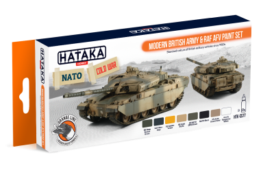 HATAKA CS77 Modern British Army & RAF AFV [PAINT SET]