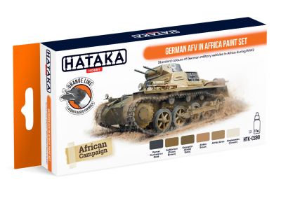 HATAKA CS90 German AFV in Africa [PAINT SET]