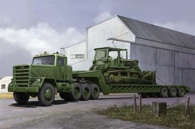 TRUMPETER 01078 1:35 M920 Tractor tow M870A1 Semi Trailer 