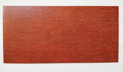 NOCH 56610 3D-Karton z imitacją cegieł klinkierowych 25x12,5cm 