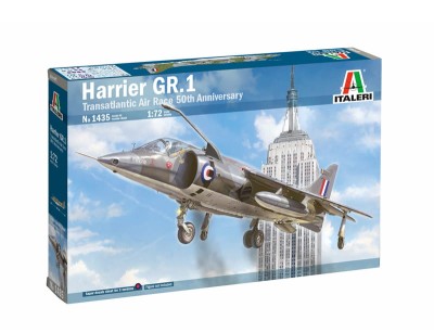 ITALERI 1435 1:72 HARRIER GR.1 Transatlantic Air Race 50th Ann.
