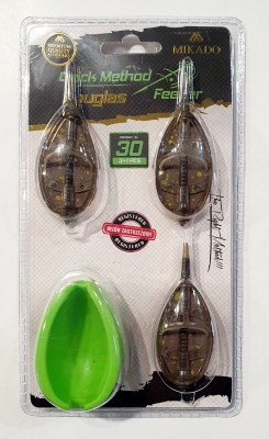MIKADO METHOD FEEDER DOUGLAS QMF L 3x30g + FOREMKA [AMFN-QMF-3L-SET30] 
