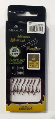 PRZYPON MIKADO METHOD FEEDER Z IGŁĄ #8 0,14mm BRAID [HMFB211I-8] 