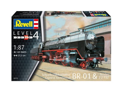 REVELL 02172 1:87 Express locomotive BR01 with tender 2'2' T32