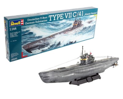 REVELL 05100 1:144 German Submarine TYPE VII C/41 Atlantic Version