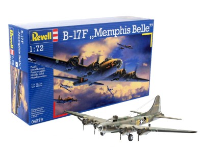 REVELL 04279 1:72 American B-17F Memphis Belle