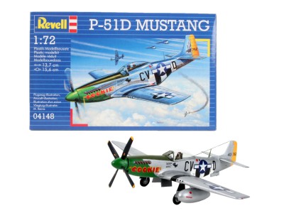 REVELL 04148 1:72 North-American P-51D Mustang