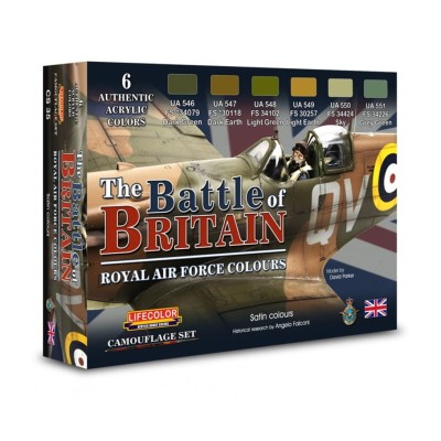 LIFECOLOR CS35 Battle of Britain RAF [PAINT SET]